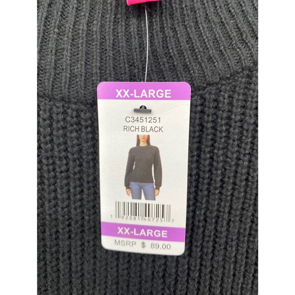 Vince Camuto Bobble Stitch Sleeve Pullover Sweater Size XX-Large 2x - Picture 4 of 10